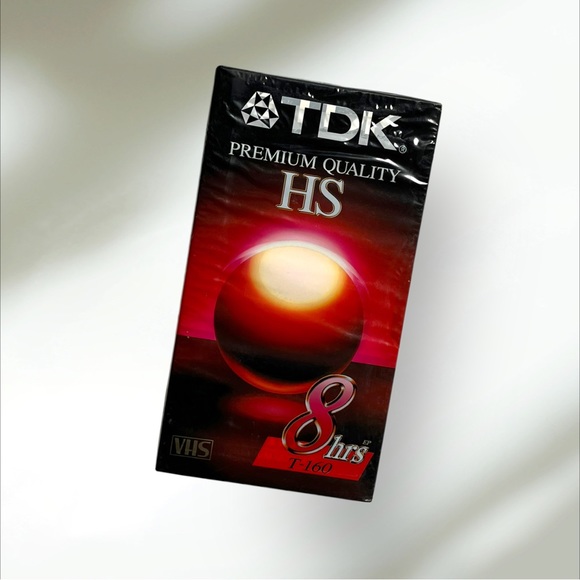 🟢5/$25 Bundle/3 TDK Premium Quality HS 8 Hour Blank VHS - Picture 3 of 8